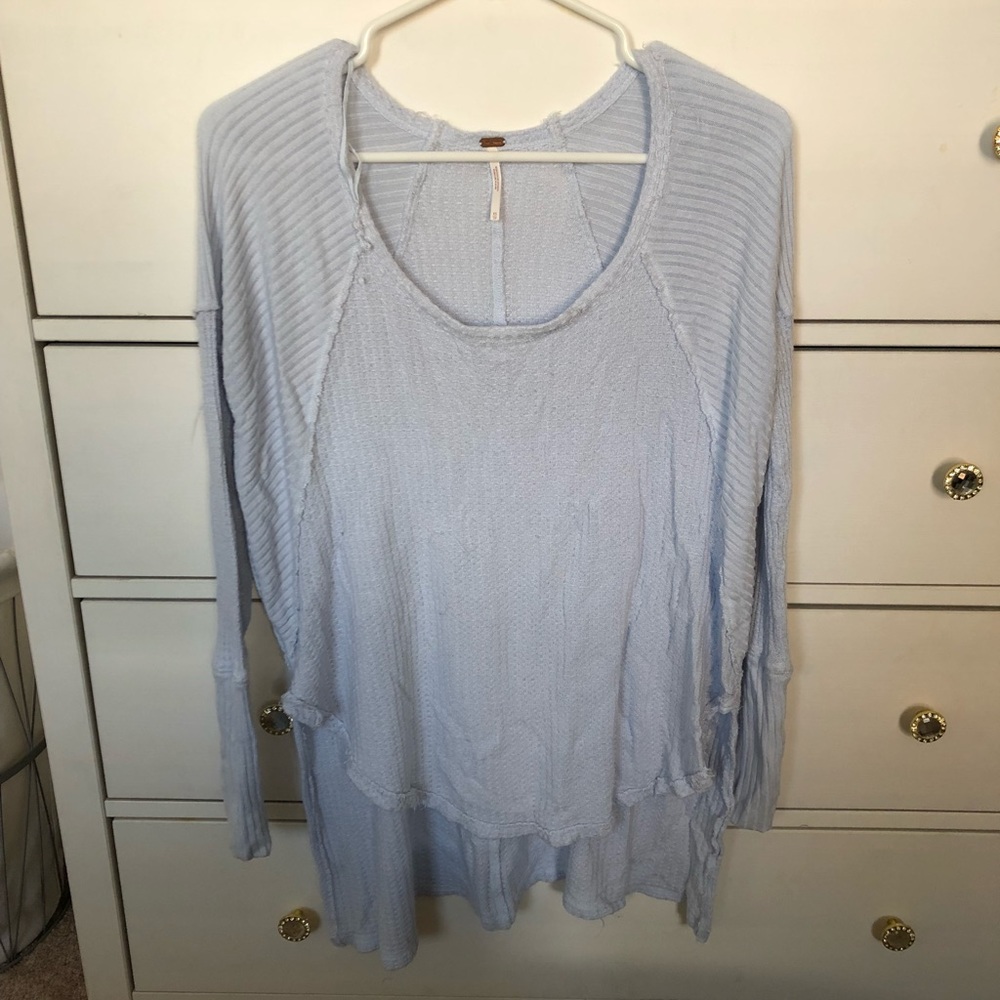 Free People waffle henley